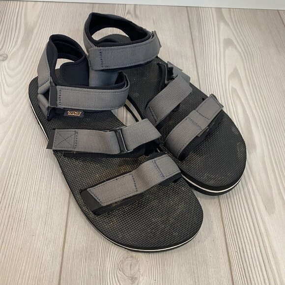 Teva Men's Gray Sandals - Picture 4 of 6